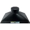 POWERTEC 70169 - Mini collettore per cappa antipolvere Gulp con porta ID da 10,2 cm, raccordo in plastica ABS per tubo di raccolta della polvere per la lavorazione del legno, 33 x 19 cm