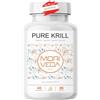 MoriVeda PURE olio di Krill Antartico capsule, Omega-3 EPA DHA Ricco di Astaxantina, Fosfolipidi e Colina, Qualità di Moriveda 90 Softgels