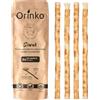 ORINKO® Siwak per Denti Naturale x4 - Spazzolino Ecologico per Pulizia e Sbiancamento Denti - Miswak Africano per Cura Naturale - Bastoncini di Araak per Igiene Orale - Alternativa Sostenibile