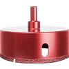 Meccion Punta da Trapano per Seghe a Tazza Diamantate, Taglierina per Fori ad Alte Prestazioni per Vetro/Piastrelle/Granito/Marmo (95mm)