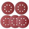 AniSqui Dischi Abrasivi ø125mm, 100 pezzi Carta Abrasiva 8 fori, 20 x 40/60/80/120/180 Grana Ideale per Levigatrice Orbitale