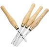 ArhaR Utensile per tornitura di legno rotondo Lavorazione del legno 3/6/8 / 10mm Utensile per tornitura di perline di legno Utensile per modellare perline Taglio per perline Tornio Scalpello Utensili p