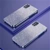 PAIX Custodia Telefono Trasparente Compatibile con Samsung Galaxy A71 4G Cover Cornice Elettroplaccata Gradiente Glitter Protettiva Sottile TPU