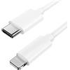 Mach Power Marchpower Cavo USB C Lightning, 1 confezione da 2 m [certificato MFi] iPhone ricarica rapida Cavo USB C a Lightning per iPhone 13/iPhone 12/iPhone 11/iPhone SE X XR XS Max/iPad/iPods Filo C-Lightning