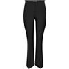 ONLY Onledina-Elly HW Flare Pant TLR Pantaloni a Zampa, Nero, 38W x 32L Donna