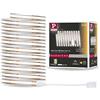 Paulmann 71046 MaxLED 500 Strip LED Full-Line COB set completo 3m 19W 1500lm 480LEDs/m 2700K 36VA dimmerabile argentato plastica