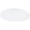 Eglo Led faretto da incasso Fueva Flex, spot Led in alluminio, superficie luminosa in plastica bianca, profondità di montaggio 25mm, bianco caldo, Ø 22,5cm