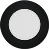Eglo connect.z Smart Home Led faretto da incasso Fueva-Z in metallo nero, ultra piatto, Ø 120 mm, ZigBee, app e controllo vocale, colore della luce regolabile, dimmerabile, da bagno, IP44