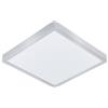 Eglo Plafoniera Led Molay a 1 in acciaio e plastica, plafoniera in