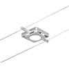 Paulmann CorDuo 94421 - Faretto a LED MacLED DC incl. 1 x 4,5 Watt espandibile cromato opaco, fune metallica cromata 3000 K