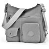 Dora & Liz Borsa hobo multiuso da donna con RFID antifurto, borsa a tracolla in nylon impermeabile, borsa da spalla, zaino convertibile, Blu chiaro., Large