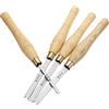 ArhaR Utensile per tornitura del legno rotondo 3/6/8/10mm Utensile per tornitura di perline di legno Utensile per modellare le perline Utensile per tornitura di perline Scalpello Utensili per tornitura