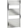 ERCOS Scaldasalviette Termoarredo Bagno Dimensioni 1120x600 MM Radiatore Bagno Cromato , Attacchi da 1/2 Fornito Con Kit Montaggio