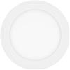Eglo connect.z Smart Home Led faretto da incasso Fueva-Z in metallo bianco, ultra piatto, Ø 165 mm, ZigBee, app e controllo vocale, colore della luce regolabile, dimmerabile, da bagno, IP44
