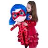 Miracoulus Peluche Miraculous Ladybug e Cat 45 - 80cm Coccinella Bambola Soft Plush Size XL