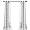 Lush Decor Avon - Tenda a pannello per finestra, con occhielli, 213,4 x 96,5 cm, colore: Bianco