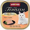 animonda Vom Feinsten Cibo per gatti adulti, cibo umido per gatti adulti, menù delicato, tacchino + salmone, 32 x 100 g
