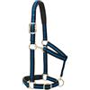 Weaver Equine Weaver Leather Cavezza imbottita regolabile in nylon, blu, cavallo medio 2,5 cm