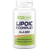 WHY NATURE LIPOIC COMPLEX - Acido Alfa Lipoico 800 mg ad Alto Dosaggio - Integratore Alimentare con Vitamina B6, Vitamina B12 e Niacina - 90 Compresse