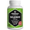 Vitamaze - amazing life Selenio 200 Mcg Alto Dosaggio, 6 mesi di Trattamento, Compresse Vegan, Selenio Organico Qualità Tedesca, Naturale Integratore senza Additivi non Necessari, Vitamaze