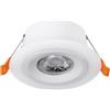 EGLO Calonge - Faretto a LED da incasso, punto luce da soffitto, plafoniera rotonda, illuminazione per controsoffitto, faretto da soffitto in plastica, bianco, diametro 7 cm