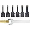 NBB 6pcs NBB Punta a tazza diamantata con M14, per foratura professionale a secco o ad umido su porcellana dura, ceramica, piastrelle, granito,marmo,veloce,per smerigliatrice angolare(PRO 6/6/8/8/10/12mm)
