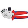 Knipex Pinza a Quattro Punzoni per Contatti Torniti Cromata, Rivestiti in Materiale Bicomponente 195 Mm 97 52 63 Dg