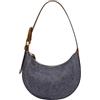 Fossil Harwell - Borsa da Donna in Pelle o Tessuto, Rossa