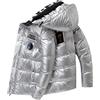 Generic Giacca Invernale Spessa E Cal Uomo Parka Giacca Impermeabile Con Colletto Rialzato Con Cappuccio Streetwear ZJ989 Silver XL