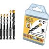 MY TOOL EXPERT Ultimate Professional - Set di 5 punte da trapano multimateriale, 5,6,7,8,10 mm, esagonali 9 e rotanti e ad impatto, multiuso, per mattoni, piastrelle, legno, plastica, metallo, 5 pezzi