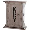 HAKU Cassetta portachiavi antracite, metallo - Dim. L 26 cm x A 32 cm x P 10 cm, Stile Industriale
