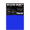 VFLUO 3M Reflective Colors™, Kit Adesivo Universale Fai da Te per Casco/Moto/Motorino/Bicicletta, 3M Technology™, 10 x 15 cm Foglio, Blu