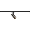 SLV faretto sistema monofase HELIA 50 / faretto, spot LED, faretto a plafone, sistema a binari, illuminazione di interni / 3000K 11W 750lm nero 35 gradi