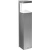 LEDVANCE ENDURA STYLE PYRAMID/9 W per Parete, Ampiezza Fascio Luminoso 90, Bianco Caldo, 3000 K, Acciaio Inossidabile, IP44