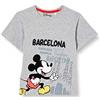 CERDÁ LIFE'S LITTLE MOMENTS Cerdá Camiseta Manga Corta Mickey, T-Shirt Bambino, Grigio (Gris C13), 4 Anni (Taglia Produttore: 4)