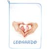 ALMATEX SRL SET ASILO PERSONALIZZATO CON NOME asciugamano cm.40x55 PERSONALIZZATO Made in Italy - CONSEGNA TEMPESTIVA (MANI AZZURRO)