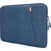 JETech Borsa per PC da 13-14 Pollici MacBook Air/Pro (M5/M4/M3/M2/M1) 2020-2025, 13-13,6 Pollici Laptop Notebook, Impermeabile Sleeve Antiurto Caso con Tasche (Navy)