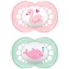 MAM Succhietto Original 16+ Mesi Little Farm in Silicone per Bimba, 2 Pezzi