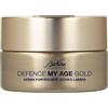 BioNike Defence My Age Gold - Crema fortificante occhi e labbra - Nutre, leviga e rivitalizza il contorno occhi e labbra della pelle matura - 15ml