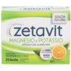 Zetavit Magnesio e Potassio Senza Zuccheri 24 Bustine