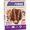 Pesoforma Barrette Cioccolato e Caramello 12 Pezzi