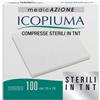 Icopiuma 100 Compresse di Garze Sterili in TNT 10x10 cm