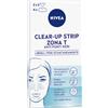 Nivea Viso Clear-Up Strip Zona T 6 Cerotti per Rimuovere Punti Neri