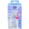 Chicco NaturalFeeling Biberon in Vetro Flusso Medio 2m+ Azzurro 250 ml