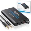 ESYNiC HiFi Amplificatore per Cuffie Portatile Amplifier per Auricolari in Lega per MP3 Lettori Smartphone Laptop con USB Cavo di Alimentazione 1.2M