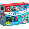 Nintendo Console Switch Rosso Neon con Switch Sports e Fascia per Gamba - 10012362