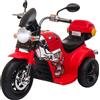 DecHome Moto Elettrica per Bambini 3-6 Anni a 3 Ruote Batteria con Luci e Musica colore Rosso -370110V50RD