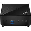 MSI Cubi 5 12M-022BDE - Mini PC barebone, Intel Core i3-1215U, fino a 64 GB di RAM, 1 SSD M.2 e 1 SSD da 2,5, Thunderbolt 4, WiFi 6E, Bluetooth 5.3, nero