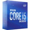 Processore Intel Core i5-10600KF - 6 core, 4,80 GHz, Socket LGA1200, 12 MB Cache, Boxato