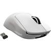 Mouse Gaming Logitech G Pro X Superlight - Wireless, Sensore HERO 25K, 25.600 DPI, Ultraleggero con 63g, Progettato ‎per eSport, 5 Pulsanti Programmabili, PC/Mac/Laptop - Bianco